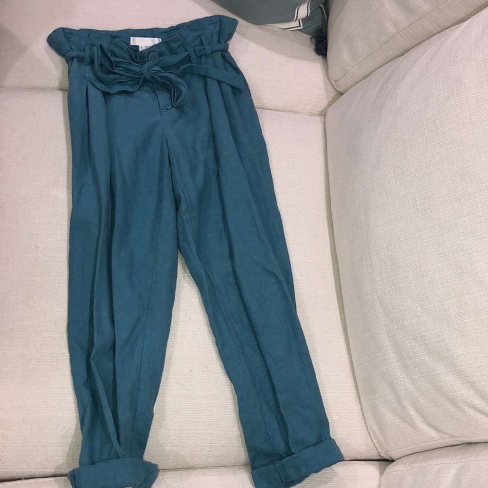 Linen Paperbag pants
